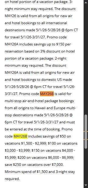 Verification screenshot for Discount Hawaii and Europe Multi Stop Destinations (members Only) at United Airlines — 14d ago
