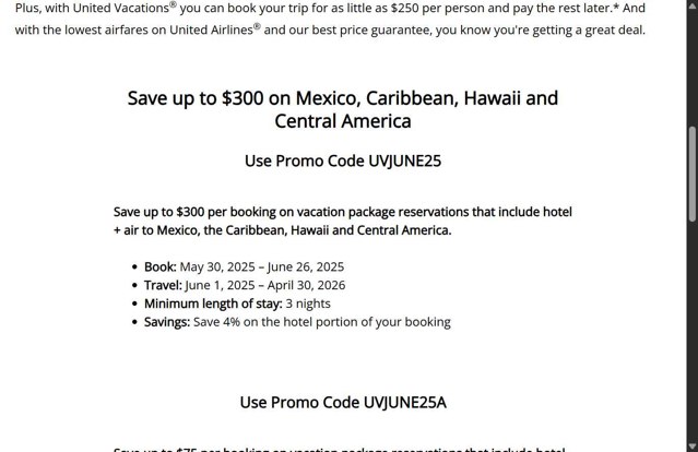 United Airlines Promo Codes (3 Verified) - $300 Off Jun 2025