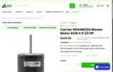 United HVAC Motors coupon verification screenshot
