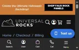 Universal Rocks coupon verification screenshot