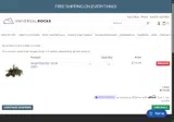 Universal Rocks coupon verification screenshot