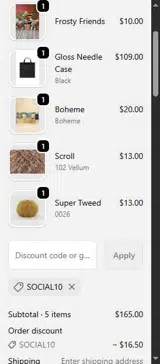 Universal Yarn coupon verification screenshot