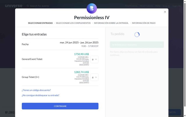 Universe checkout page showing Universe promo code box | Screenshot taken by SimplyCodes community member on Jun 25, 2025
