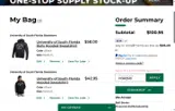 University of South Florida coupon verification screenshot