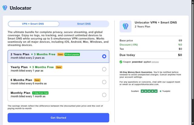 Unlocator checkout page showing Unlocator promo code box | Screenshot taken by SimplyCodes community member on Jul 14, 2025