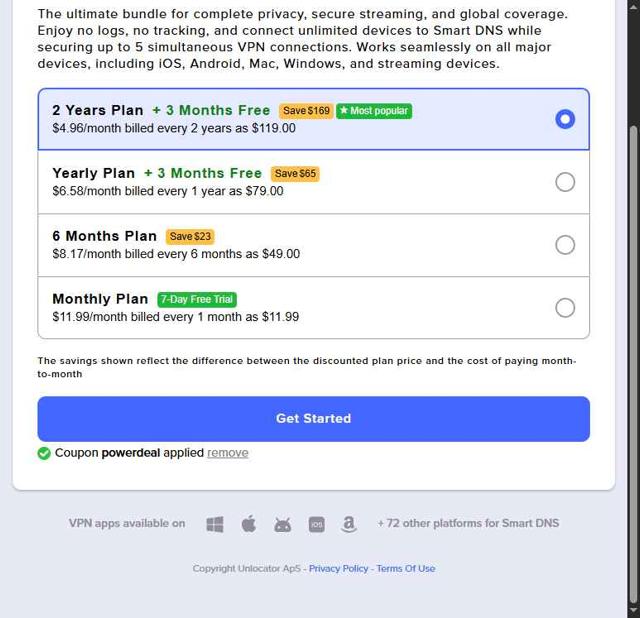 Unlocator checkout page showing Unlocator promo code box | Screenshot taken by SimplyCodes community member on Jul 14, 2025