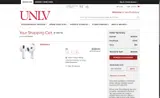 UNLV Bookstore coupon verification screenshot
