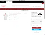 UNLV Bookstore coupon verification screenshot