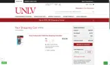 UNLV Bookstore coupon verification screenshot