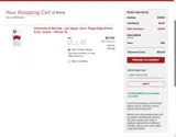 UNLV Bookstore coupon verification screenshot