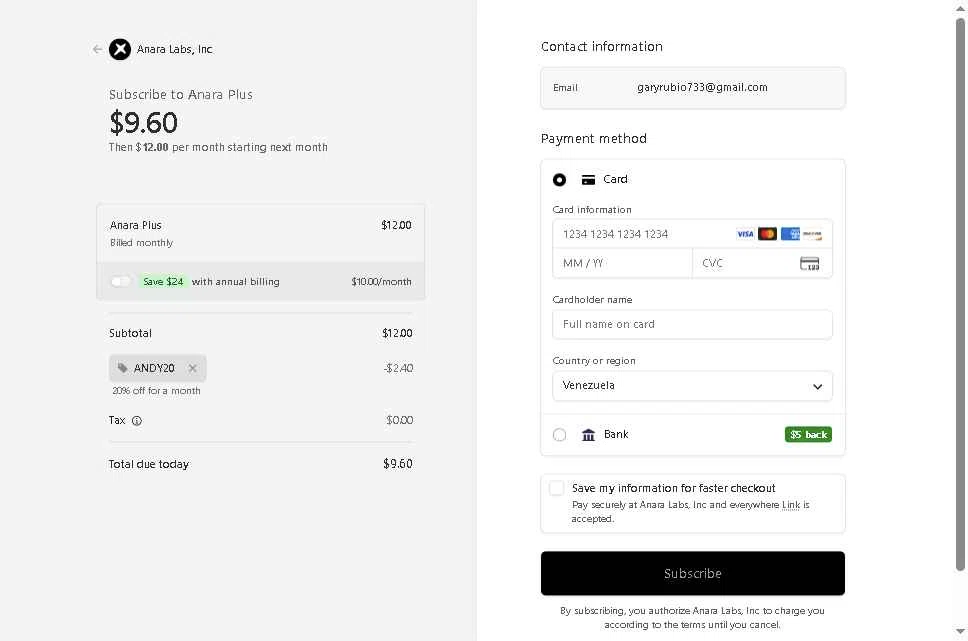 Unriddle checkout page showing Unriddle promo code box | Screenshot taken by SimplyCodes community member on Dec 24, 2025