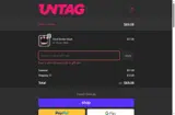 UNTAGVoucher coupon verification screenshot