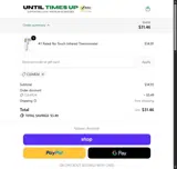 Until Times Up coupon verification screenshot
