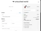 Untouched World coupon verification screenshot