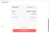 ORGANIC20 coupon verification screenshot