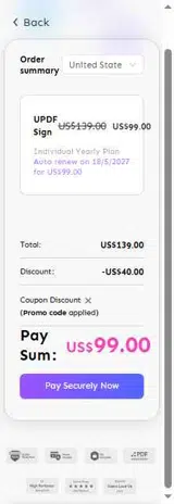 PPC1SALE coupon verification screenshot