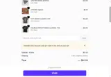 MIAMIBOUND coupon verification screenshot
