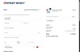 Upstart Epoxy coupon verification screenshot