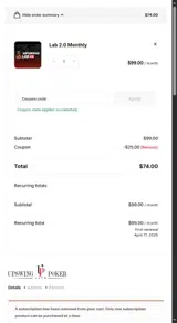DONTPUNT coupon verification screenshot