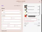 Urban Farm Collection coupon verification screenshot