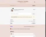 Urban Farm Collection coupon verification screenshot