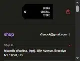 Urban General Store coupon verification screenshot