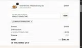 NEWSLETTERWELCOME coupon verification screenshot