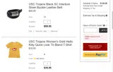 USC BookStores coupon verification screenshot