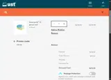 UST10 coupon verification screenshot