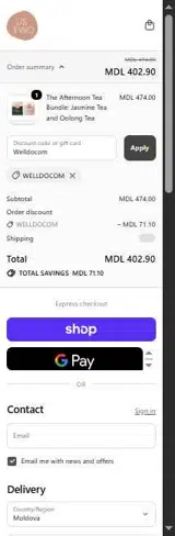 Welldocom coupon verification screenshot