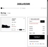 Zadig & Voltaire US coupon verification screenshot