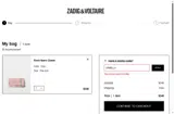 Zadig & Voltaire US coupon verification screenshot