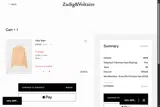 Zadig & Voltaire US coupon verification screenshot