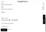 Zadig & Voltaire US coupon verification screenshot