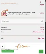 Utimi coupon verification screenshot