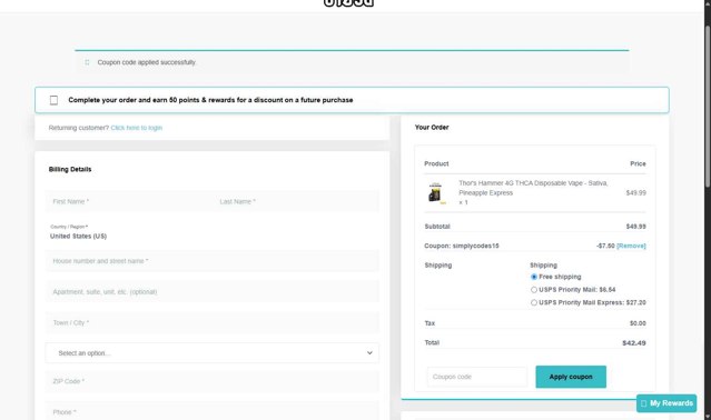 Utoya checkout page showing Utoya discount code box | Screenshot taken by SimplyCodes community member on Jun 6, 2025