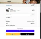 Vacbird coupon verification screenshot