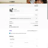 Vacbird coupon verification screenshot