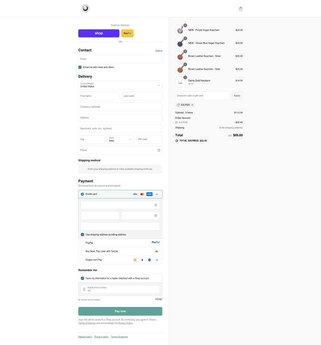 Vagabond Life checkout page showing Vagabond Life promo code box | Screenshot taken by SimplyCodes community member on Sep 13, 2025