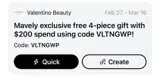 VLTNGWP coupon verification screenshot