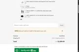 Valerion coupon verification screenshot