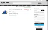 Vancouver Canucks Shop coupon verification screenshot