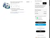 Vancouver Canucks Shop coupon verification screenshot