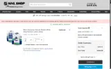 Vancouver Canucks Shop coupon verification screenshot