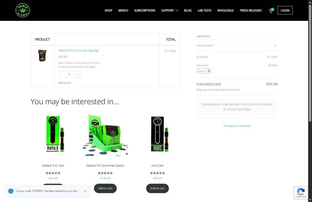 Vance Global checkout page showing Vance Global coupon code box | Screenshot taken by SimplyCodes community member on Aug 31, 2025