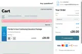 Van Education Center coupon verification screenshot