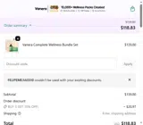Vanera coupon verification screenshot