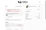 Vanilla Underground coupon verification screenshot
