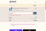 Vanlife Outfitters coupon verification screenshot