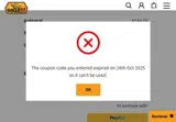 BW25 coupon verification screenshot